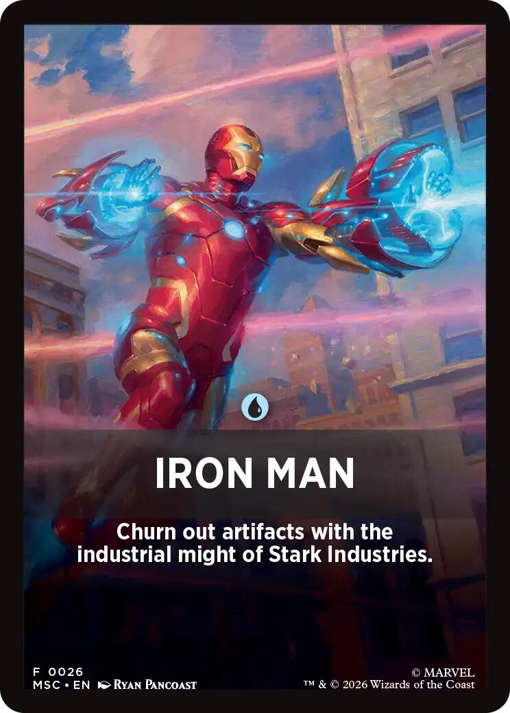 Iron Man Theme Card [Marvel Super Heroes Commander] | Exor Games Dartmouth