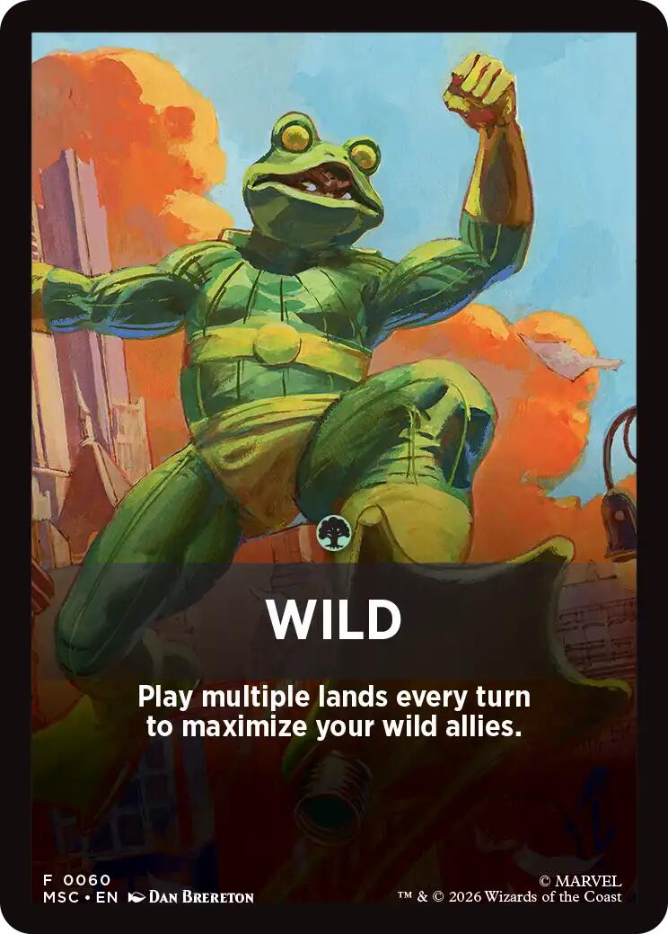 Wild Theme Card [Marvel Super Heroes Commander] | Exor Games Dartmouth