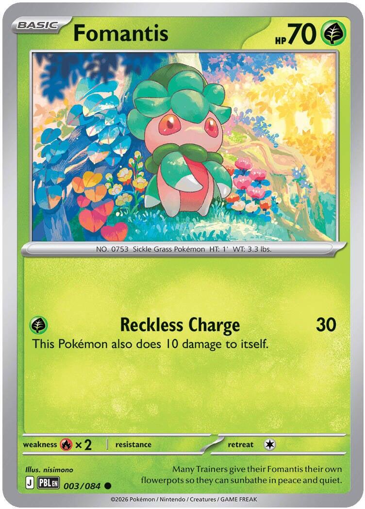 Fomantis (003/084) [Mega Evolution: Pitch Black] | Exor Games Dartmouth