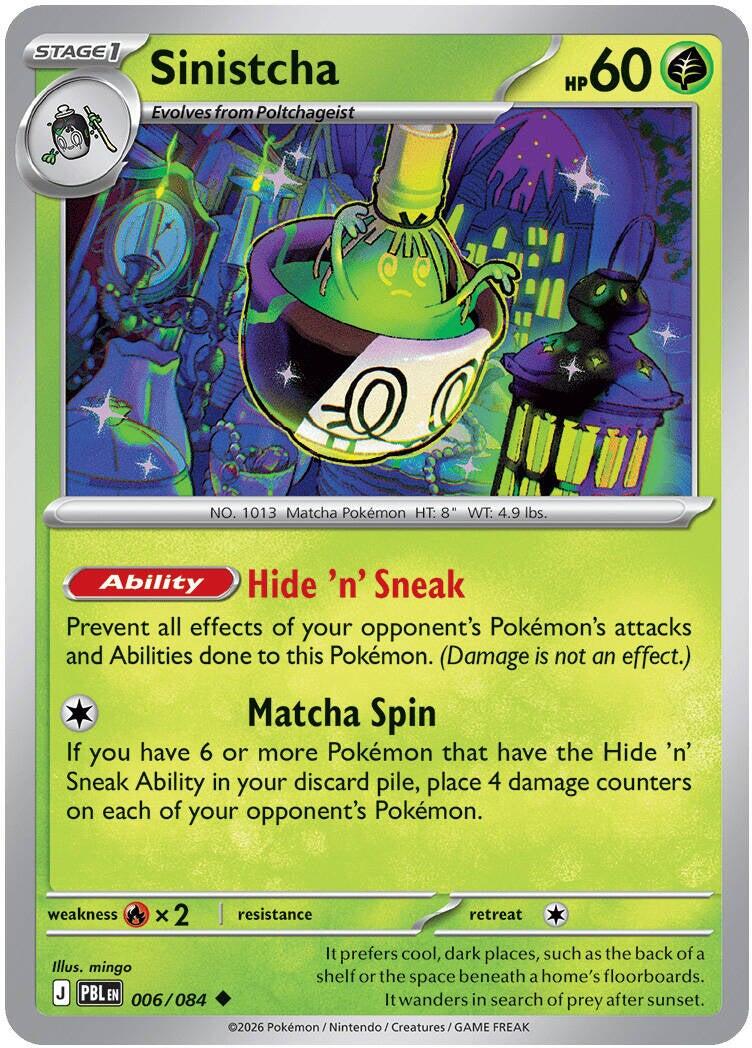 Sinistcha (006/084) [Mega Evolution: Pitch Black] | Exor Games Dartmouth