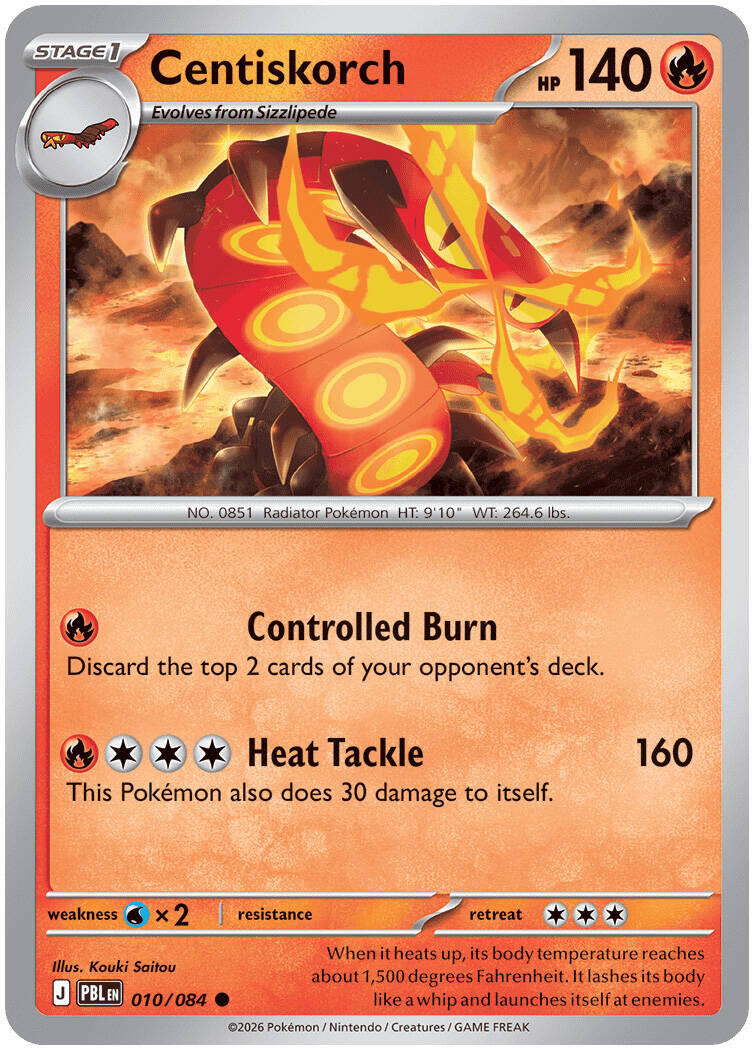 Centiskorch (010/084) [Mega Evolution: Pitch Black] | Exor Games Dartmouth