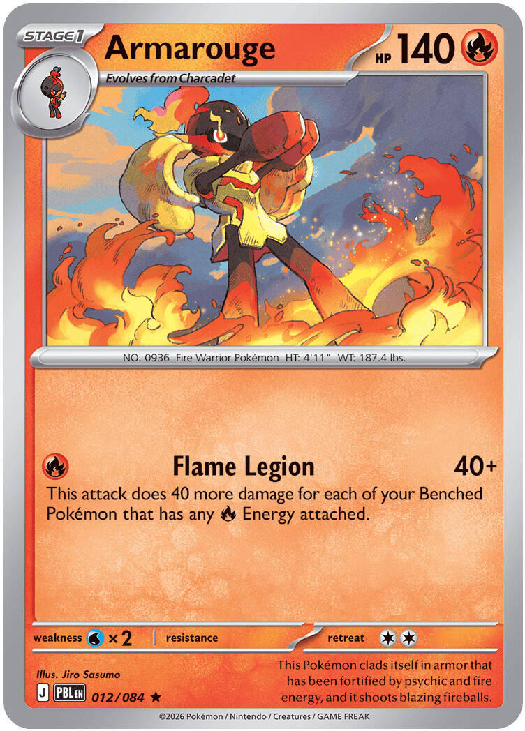 Armarouge (012/084) [Mega Evolution: Pitch Black] | Exor Games Dartmouth