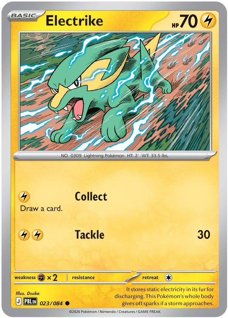Electrike (023/084) [Mega Evolution: Pitch Black] | Exor Games Dartmouth