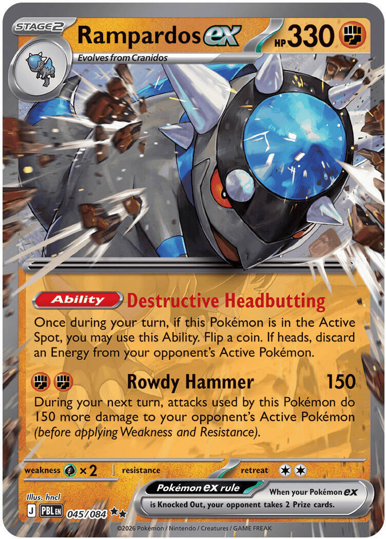Rampardos ex (045/084) [Mega Evolution: Pitch Black] | Exor Games Dartmouth