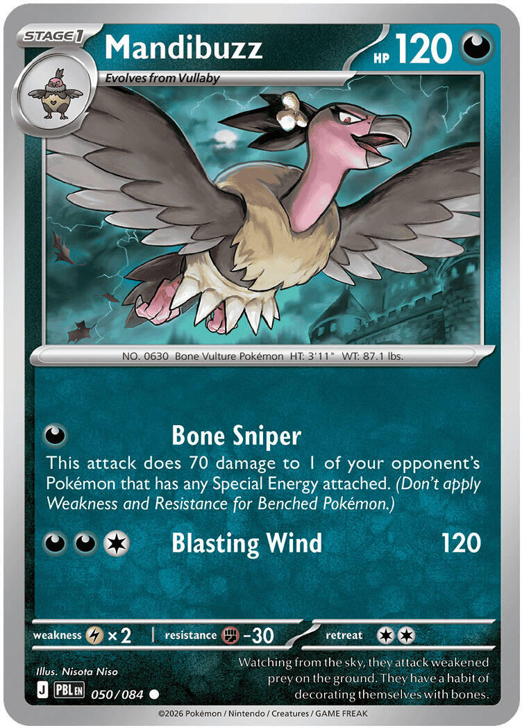 Mandibuzz (050/084) [Mega Evolution: Pitch Black] | Exor Games Dartmouth