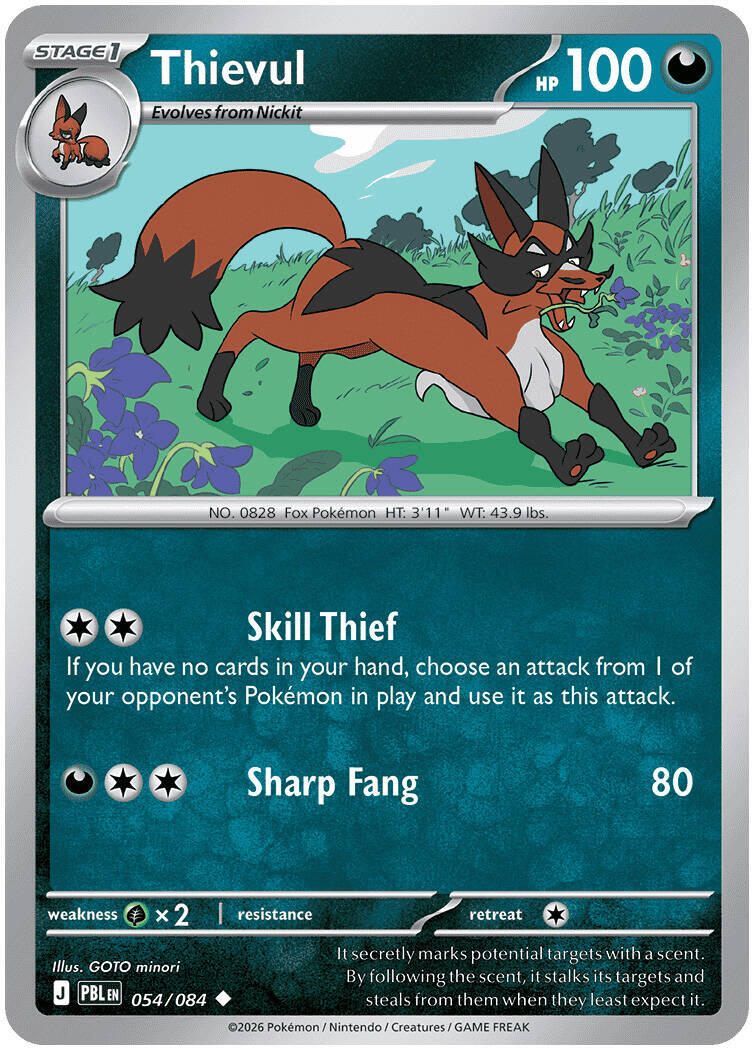 Thievul (054/084) [Mega Evolution: Pitch Black] | Exor Games Dartmouth