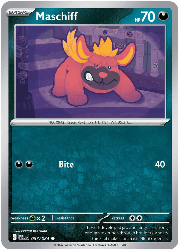 Maschiff (057/084) [Mega Evolution: Pitch Black] | Exor Games Dartmouth