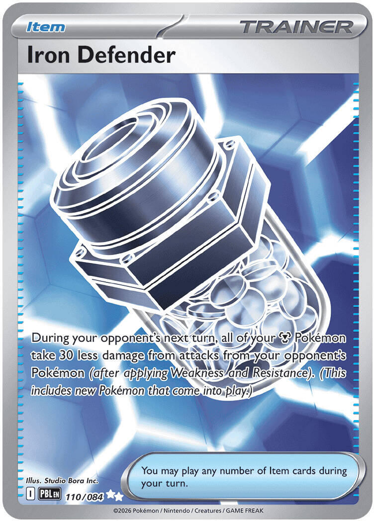 Iron Defender (110/084) [Mega Evolution: Pitch Black] | Exor Games Dartmouth