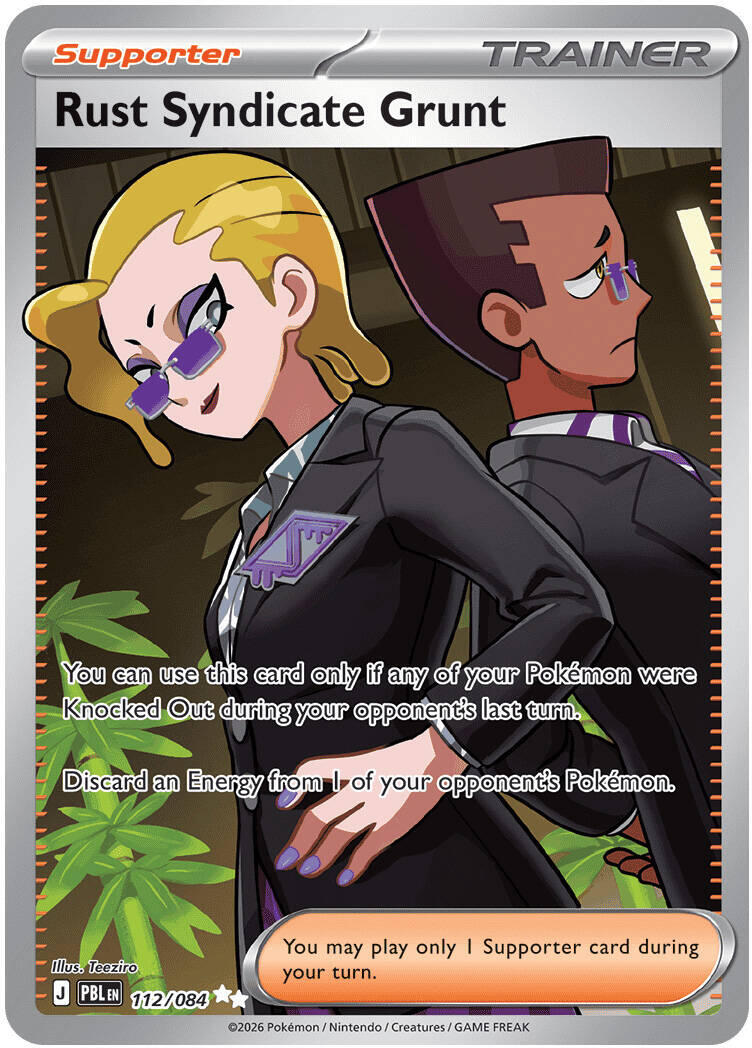 Rust Syndicate Grunt (112/084) [Mega Evolution: Pitch Black] | Exor Games Dartmouth
