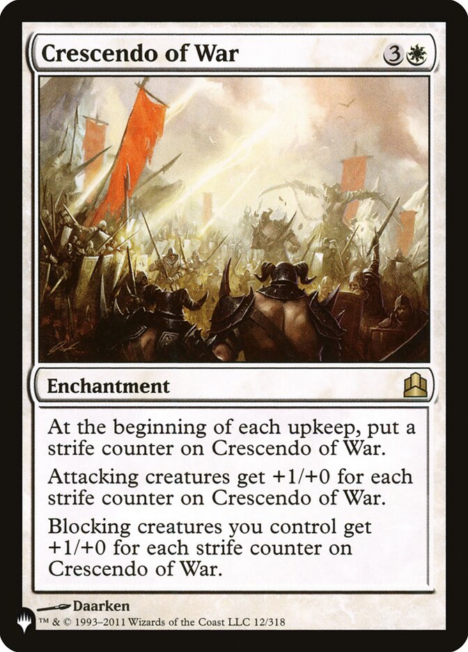 Crescendo of War [The List] | Exor Games Dartmouth