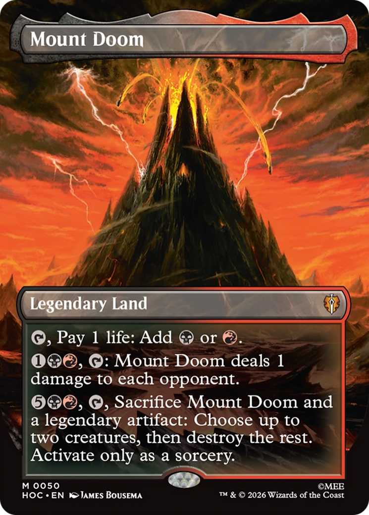 Mount Doom (Borderless) [The Hobbit: Eternal-Legal] | Exor Games Dartmouth