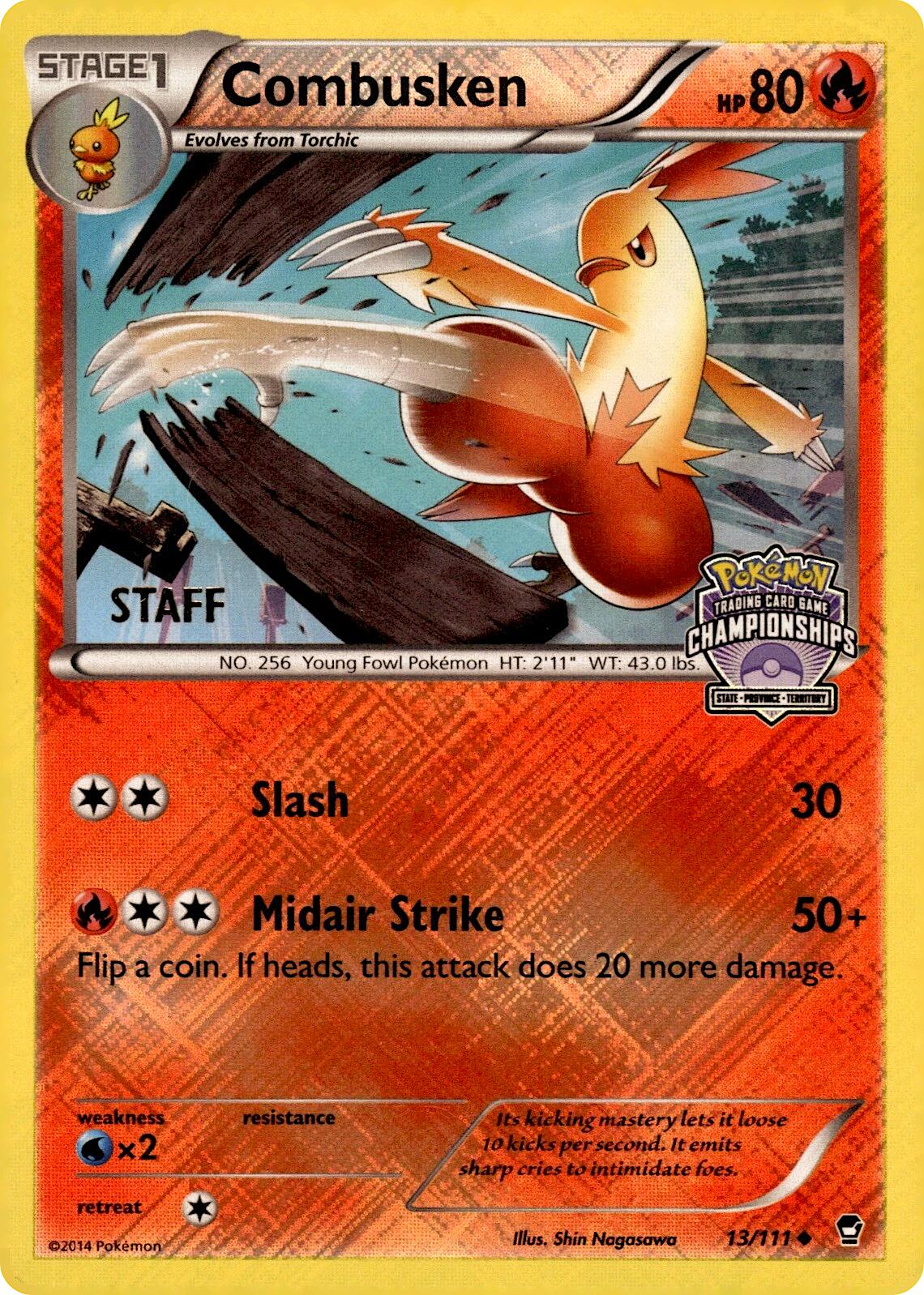 Combusken (13/111) (State Championships) [Staff] [League & Championship Cards] | Exor Games Dartmouth
