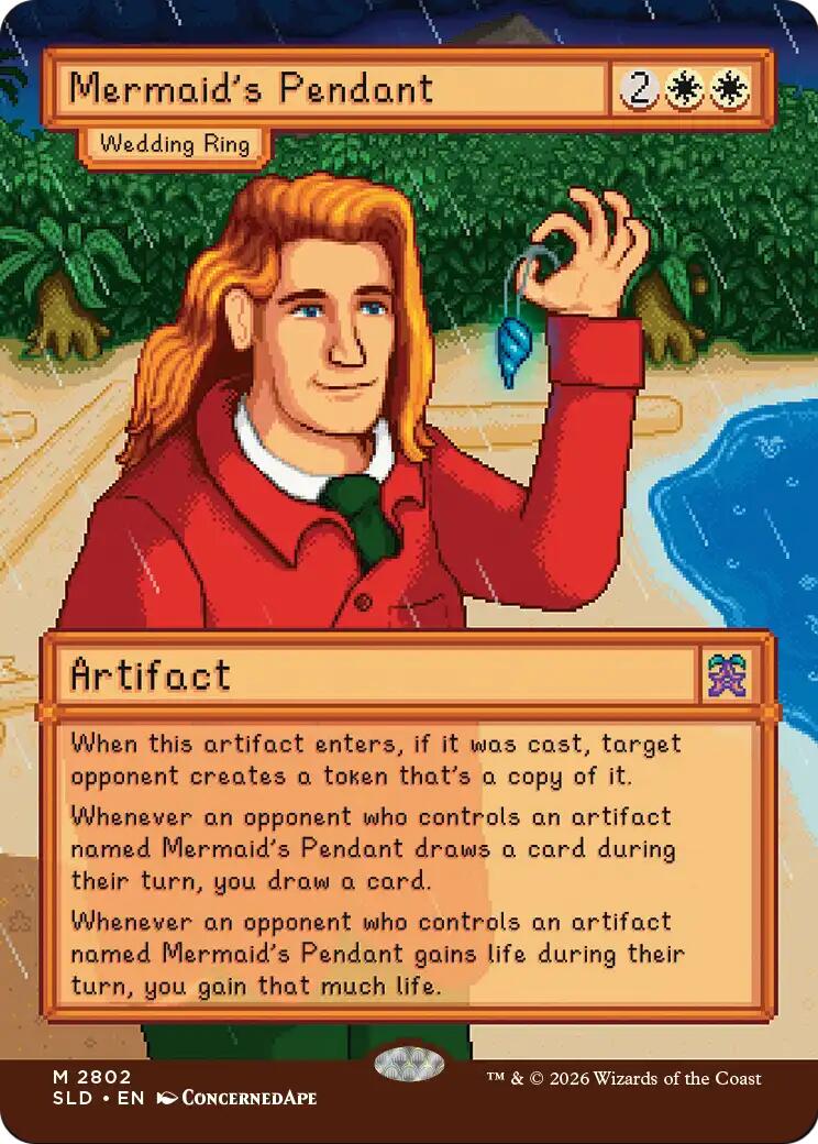 Mermaid's Pendant - Wedding Ring [Secret Lair Drop Series] | Exor Games Dartmouth