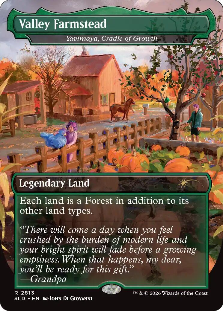 Valley Farmstead - Yavimaya, Cradle of Growth [Secret Lair Drop Series] | Exor Games Dartmouth