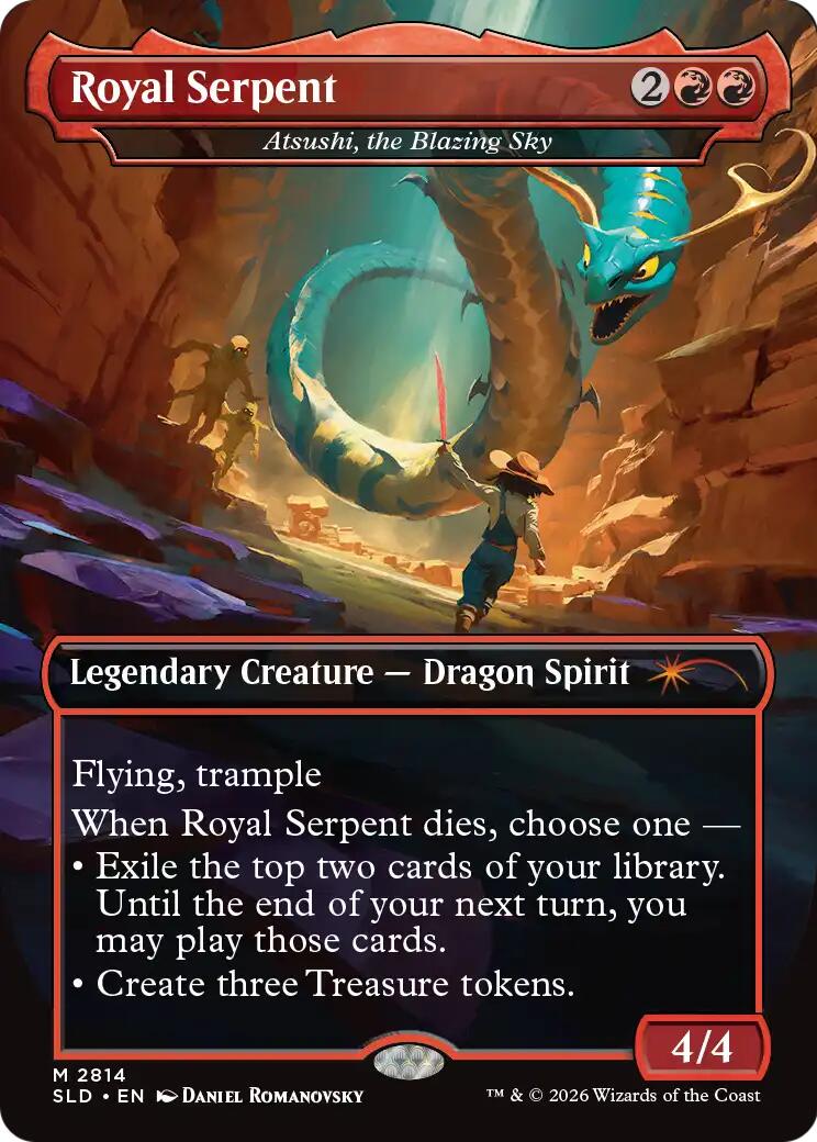 Royal Serpent - Atsushi, the Blazing Sky [Secret Lair Drop Series] | Exor Games Dartmouth