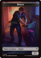 Insect // Rogue Double-Sided Token [Reality Fracture Commander Tokens] | Exor Games Dartmouth