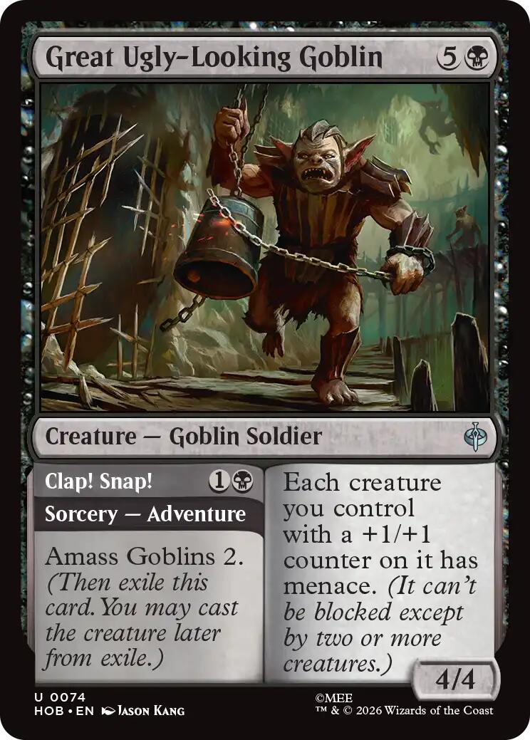 Great Ugly-Looking Goblin (Showcase) (Surge Foil) [The Hobbit] | Exor Games Dartmouth