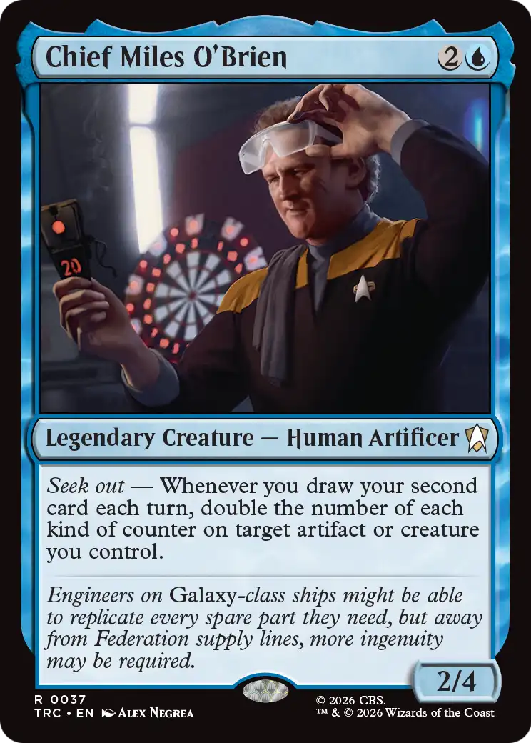 Chief Miles O'Brien (Surge Foil) [Star Trek Commander] | Exor Games Dartmouth