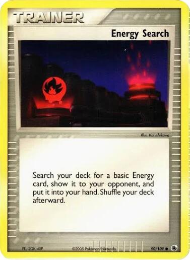 Energy Search (90) (Deck Exclusive) [EX: Ruby & Sapphire] | Exor Games Dartmouth