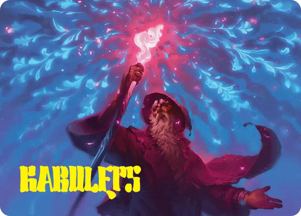 Wizard's Staff Art Card (Gold-Stamped Signature) [The Hobbit Art Series] | Exor Games Dartmouth