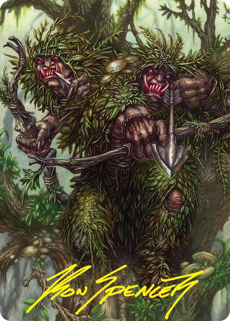 Orcish Bowmasters Art Card (Gold-Stamped Signature) [The Hobbit Art Series] | Exor Games Dartmouth