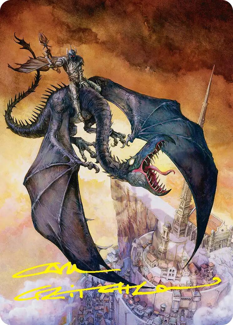 Witch-king, Bringer of Ruin Art Card (Gold-Stamped Signature) [The Hobbit Art Series] | Exor Games Dartmouth