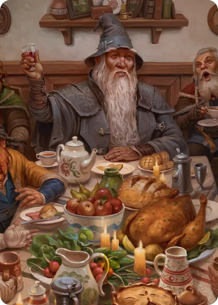 Gandalf, Party Guest Art Card (2/12) [The Hobbit Art Series] | Exor Games Dartmouth