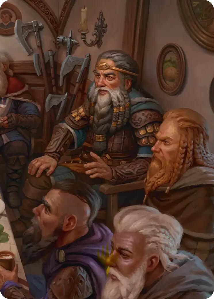 Thorin, King of Durin's Folk Art Card (3/12) [The Hobbit Art Series] | Exor Games Dartmouth