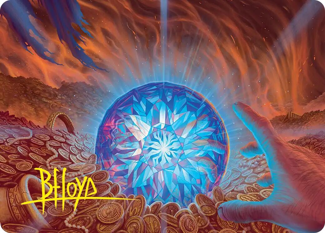 The Arkenstone Art Card (Gold-Stamped Signature) [The Hobbit Art Series] | Exor Games Dartmouth