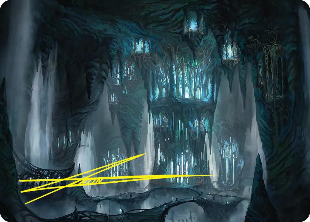 Elvenking's Halls Art Card (Gold-Stamped Signature) [The Hobbit Art Series] | Exor Games Dartmouth