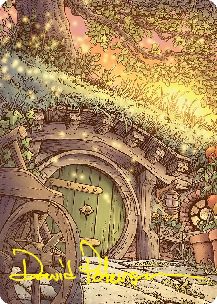 Plains (Summer) Art Card (Gold-Stamped Signature) [The Hobbit Art Series] | Exor Games Dartmouth