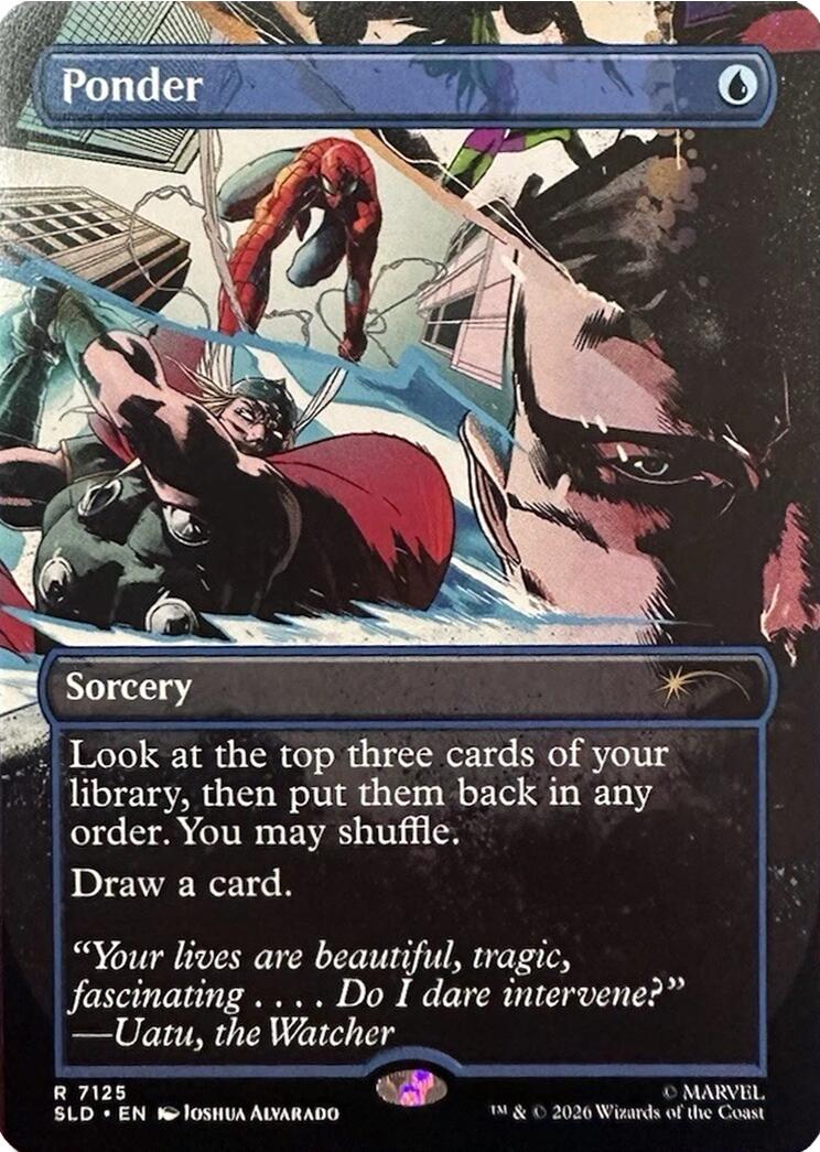 Ponder (7125) [Secret Lair Drop Series] | Exor Games Dartmouth