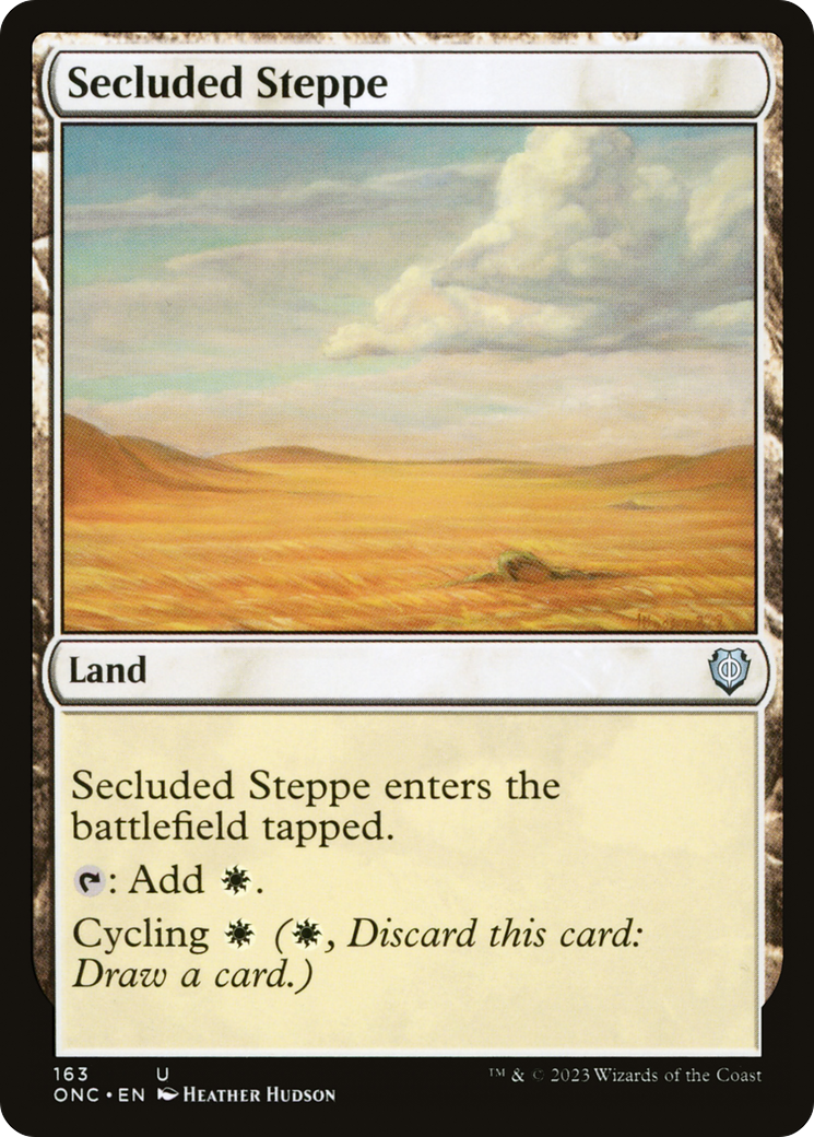 Secluded Steppe [Phyrexia: All Will Be One Commander] | Exor Games Dartmouth