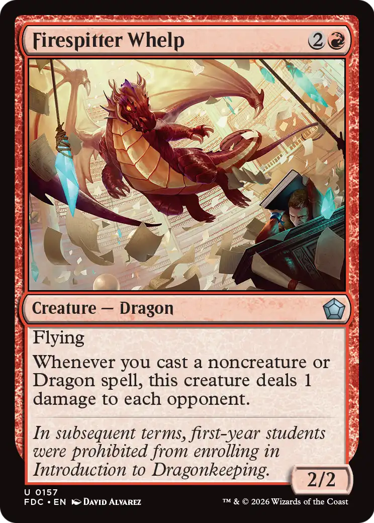 Firespitter Whelp [Foundations Commander] | Exor Games Dartmouth