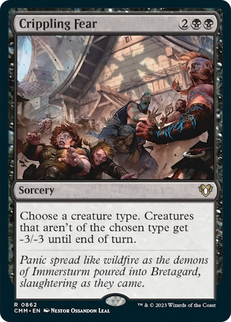 Crippling Fear [Commander Masters] | Exor Games Dartmouth