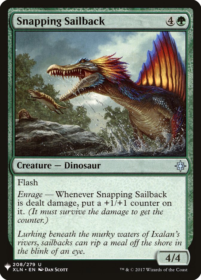 Snapping Sailback [Mystery Booster] | Exor Games Dartmouth