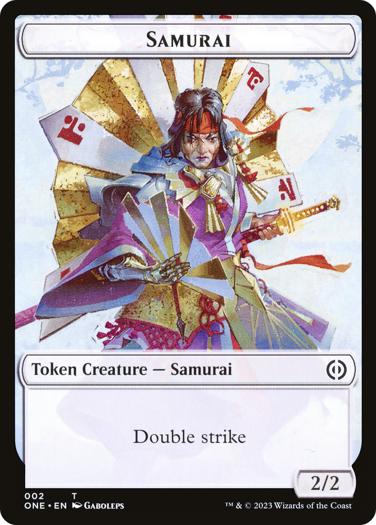 Samurai Token [Phyrexia: All Will Be One Tokens] | Exor Games Dartmouth