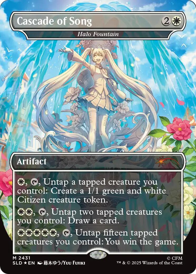 Cascade of Song - Halo Fountain [Secret Lair Drop Series] | Exor Games Dartmouth