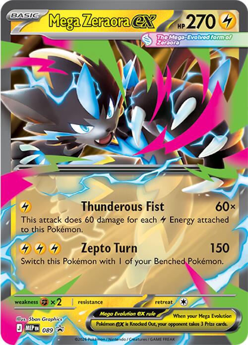 Mega Zeraora ex (089) [Mega Evolution Promo] | Exor Games Dartmouth