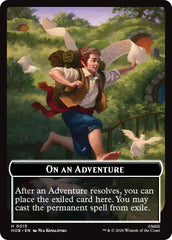 On an Adventure // Enduring Story Double Sided Token [The Hobbit Tokens] | Exor Games Dartmouth