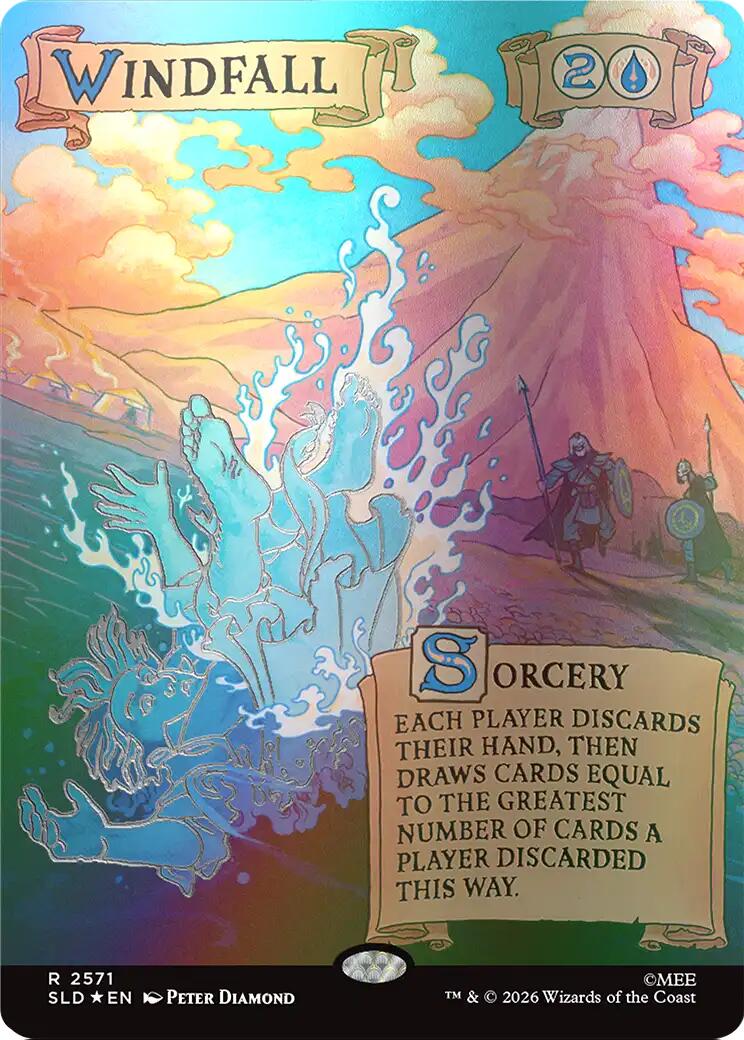Windfall (2571) (Out Of Sight Foil) [Secret Lair Drop Series] | Exor Games Dartmouth