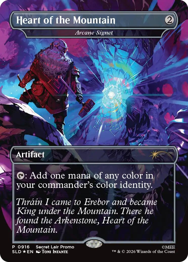 Heart of the Mountain - Arcane Signet [Secret Lair Drop Series] | Exor Games Dartmouth