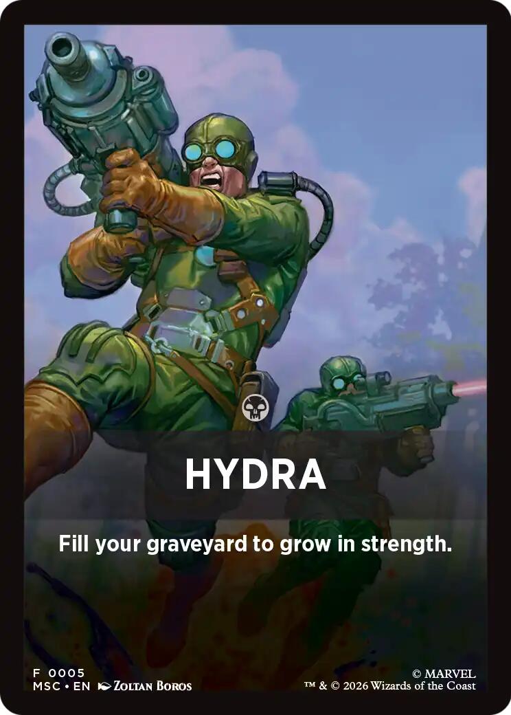Hydra Theme Card (0005) [Marvel Super Heroes Commander] | Exor Games Dartmouth