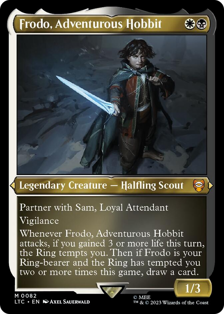 Frodo, Adventurous Hobbit (Display Commander) [The Lord of the Rings: Tales of Middle-Earth Commander] | Exor Games Dartmouth