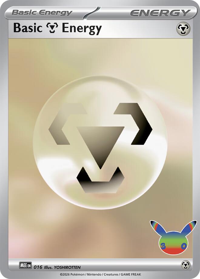 Basic Metal Energy (016) (30th Celebration) [Mega Evolution Energies] | Exor Games Dartmouth