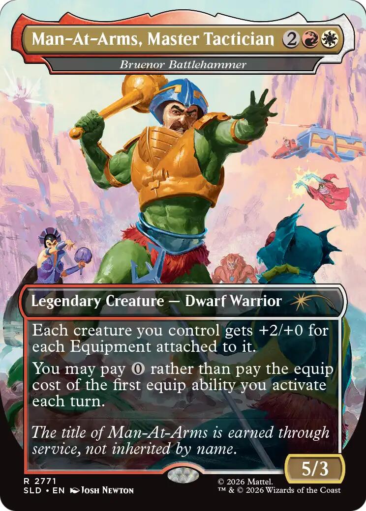 Man-At-Arms, Master Tactician - Bruenor Battlehammer [Secret Lair Drop Series] | Exor Games Dartmouth