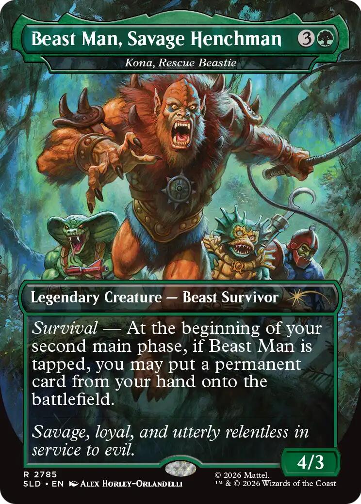 Beast Man, Savage Henchman - Kona, Rescue Beastie [Secret Lair Drop Series] | Exor Games Dartmouth