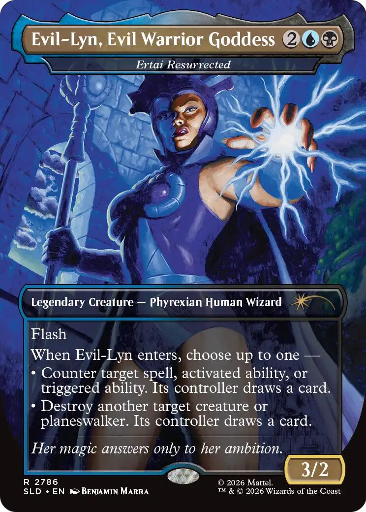 Evil-Lyn, Evil Warrior Goddess - Ertai Resurrected [Secret Lair Drop Series] | Exor Games Dartmouth