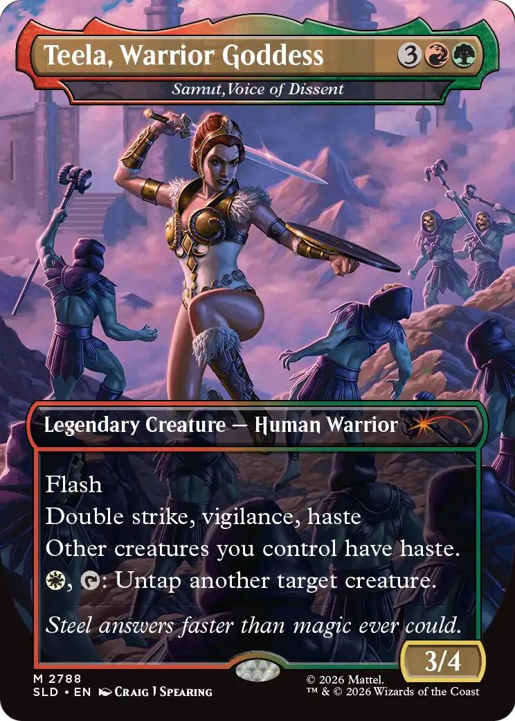 Teela, Warrior Goddess - Samut, Voice of Dissent [Secret Lair Drop Series] | Exor Games Dartmouth