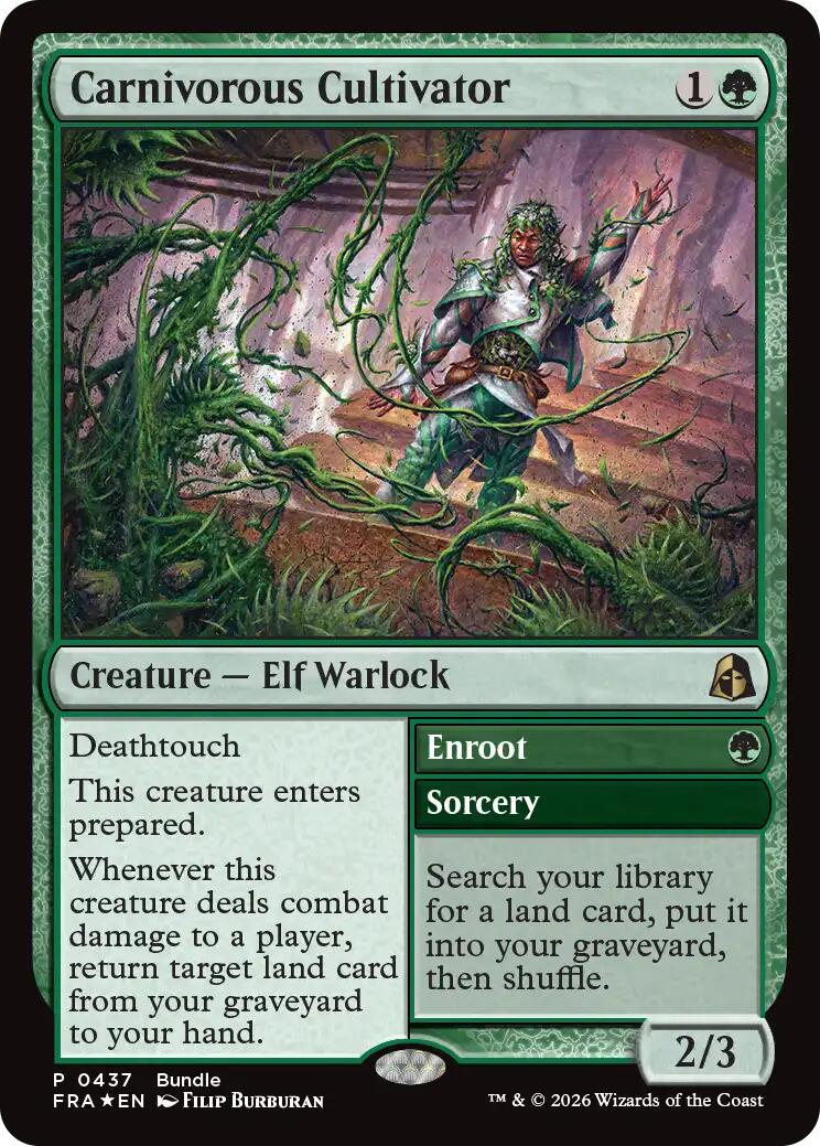 Carnivorous Cultivator (Bundle) [Reality Fracture Promos] | Exor Games Dartmouth